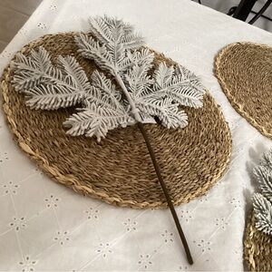 Room Essentials Holiday Decor with White and Brown Accents